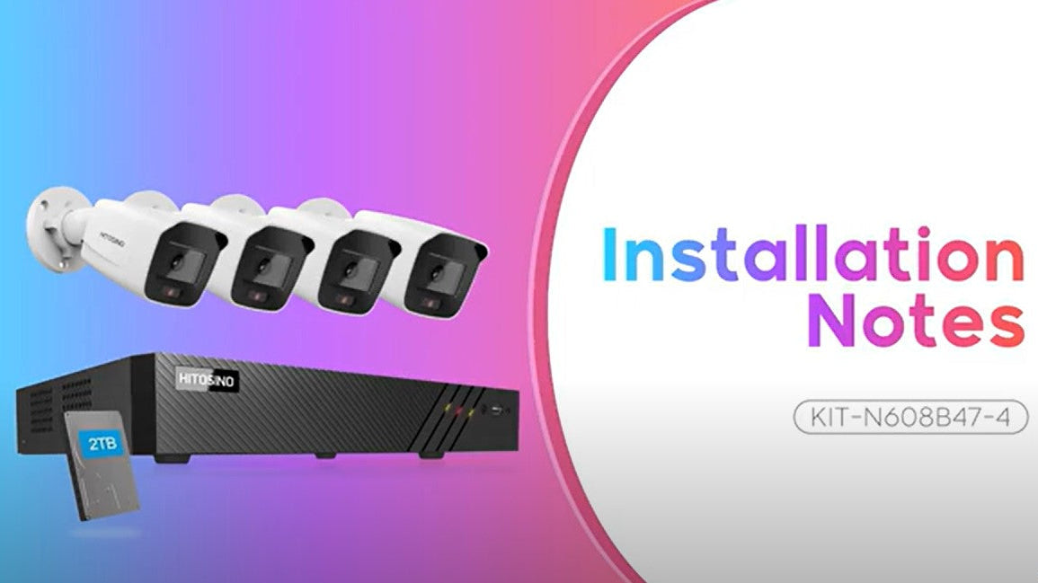 How to setup install activate Hikvision NVR camera system?