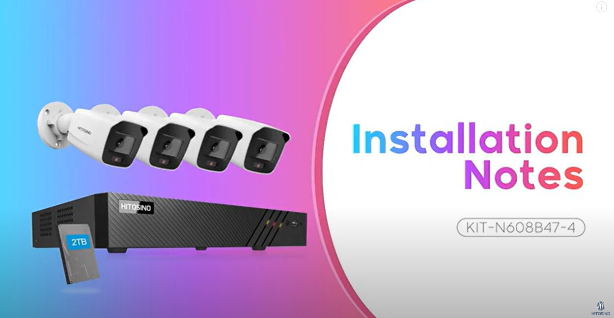 How to setup install activate Hikvision NVR camera system?