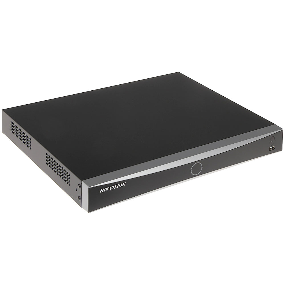 HITOSINO 16-channel NVR with 16 PoE ports and AI AcuSense technology, shown with front view of device and ports.