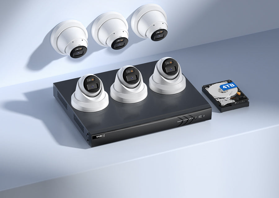 hitosino 4k nvr security camera system : comprehensive wired ip surveillance for home & business