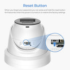 Hikvision ColorVu 8MP Acusense turret PoE security camera with smart hybrid light for clear night vision, model DS-2CD2387G3-LI2UY