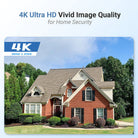 HITOSINO Hikvision 8MP ColorVu turret camera with audio, model DS-2CD2387G3-LIS2UY/SL, showing lens and mounting details.