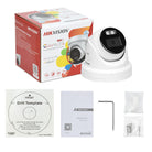 HITOSINO Hikvision 8MP ColorVu turret camera with audio, model DS-2CD2387G3-LIS2UY/SL, showing the camera's lens and design features