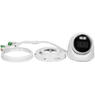 Hikvision 8MP ColorVu turret security camera with audio, model DS-2CD2387G3-LIS2UY/SL, black outdoor surveillance device