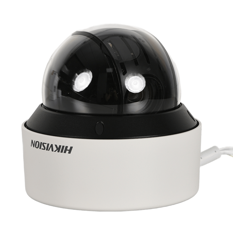Hikvision DS-2DE4A425IWG-E 4MP DarkFighter PTZ IP camera with 25x zoom, weatherproof dome, and remote pan-tilt-zoom functionality.