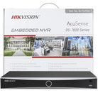 HITOSINO 16-channel NVR PoE 4K AcuSense AI network video recorder with multiple Ethernet ports and compact design.