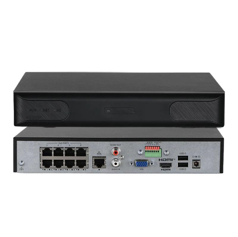 HITOSINO 8-Channel PoE NVR – AI Security Recorder with 4K Surveillance, Smart Detection & SeekFree Technology