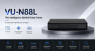 HITOSINO 8通道PoE NVR，支持4K监控、SeekFree和智能防护，显示设备正面和连接端口。