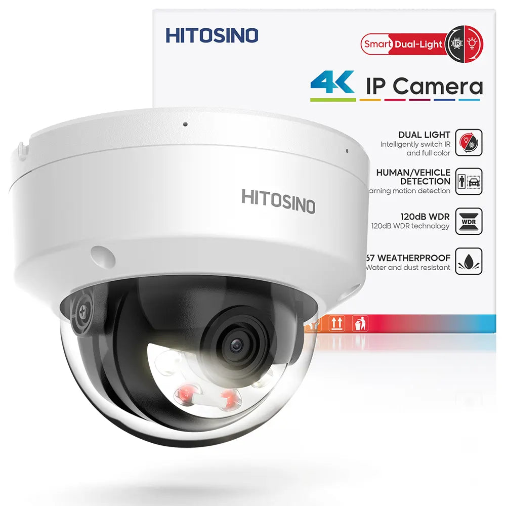 8MP Dome Surveillance Camera with Smart Night Vision | HS-CUD68G2-LIA - HITOSINO