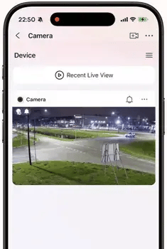 hik connect camera live streaming footage in high definition
